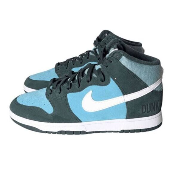 NIKE Dunk High SE 'Athletic Club-Pro Green' Sneakers Size 11 - Picture 3 of 9